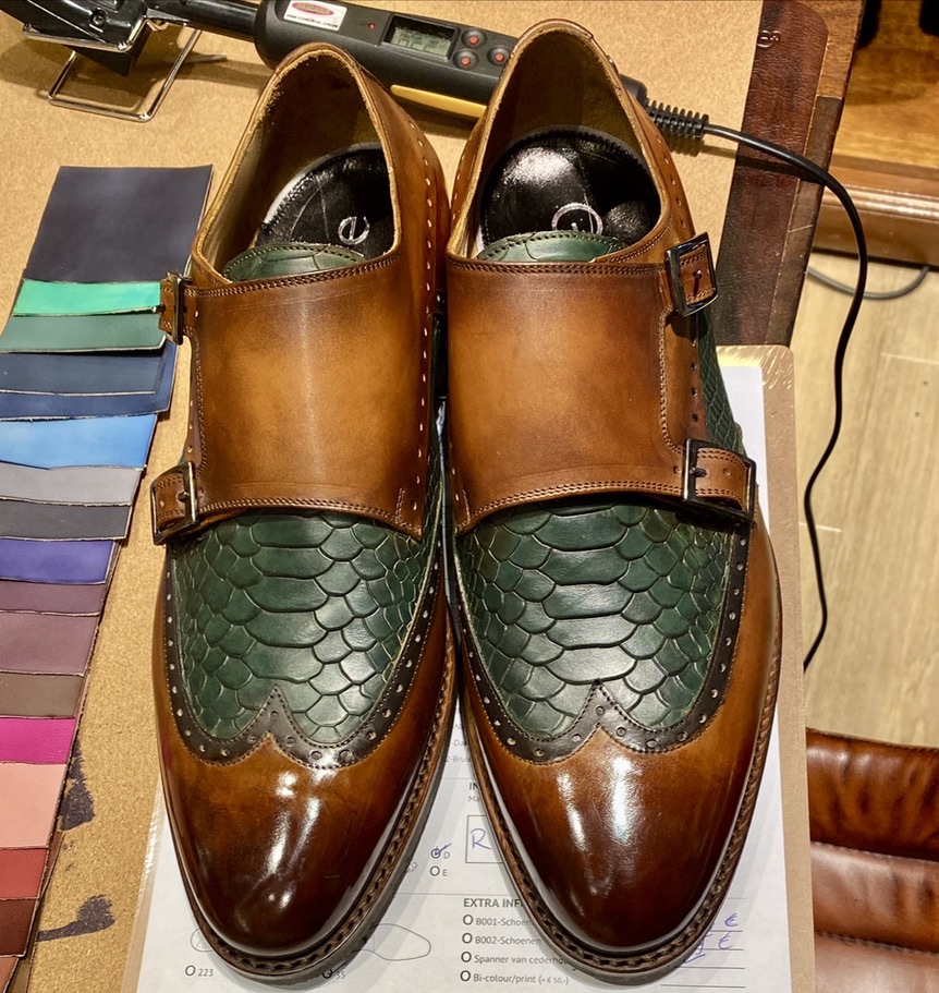 Patina trouwschoen